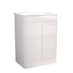 Belofay 600mm Gloss White Vanity Unit with Basin