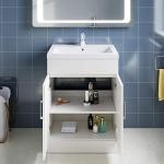 Sleek White Vanity Sink Unit with Storage