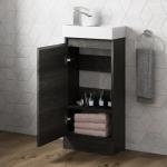 Charcoal Grey Bathroom Vanity Unit with Sink