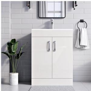 600mm Floor Standing Bathroom Vanity Unit with Sink