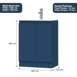 Belofay 600mm Floor Standing Bathroom Vanity Unit