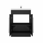 Matte Black 600mm Floor Standing Vanity Unit