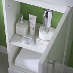Modern Gloss White Floor Standing Vanity Unit Set