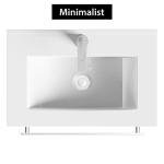 800mm Gloss White Floor Standing Bathroom Vanity Unit