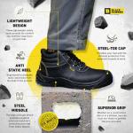 Black Hammer Men's Steel Toe Safety Boots