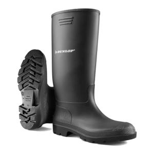 Black Waterproof Unisex Wellingtons Boots Size 10