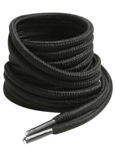 120 cm Heavy Duty Black Boot Laces