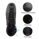NORTIV 8 Men's Black Army Combat Boots