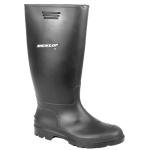Black Waterproof Unisex Wellingtons Boots Size 10