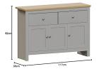 Arlington Buffet Table and Sideboard by Vida Designs