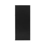 Black Sideboard Storage Unit with Doors and Drawers