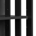 Yaheetech Black Stackable Buffet Cabinet with Sliding Door