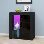 Modern LED Sideboard with Glossy Doors