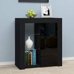 Modern LED Sideboard with Glossy Doors