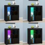 Modern LED Sideboard with Glossy Doors