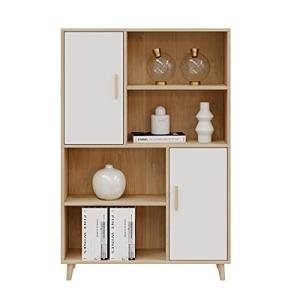 Wooden Sideboard Display Cabinet with Doors and Shelves