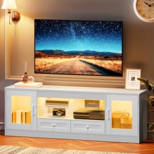 Stylish 148CM LED TV Stand with RGB Lights