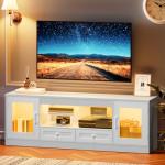 Stylish 148CM LED TV Stand with RGB Lights