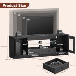 Dripex 148CM LED TV Stand with RGB Lights