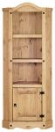 Mexican Solid Pine Corner Bookcase Display Unit