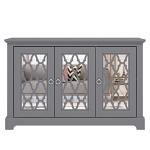 Galano Novara 3-Door Storage Cabinet in Cool Grey