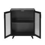 Stylish Black Wood Kitchen Sideboard with Storage