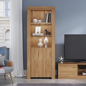 Stylish Oak Sideboard with LED Lights