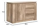 Beige Canyon Sideboard with Storage Drawers