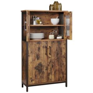 VASAGLE Multipurpose Storage Cabinet with Adjustable Shelves