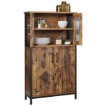 VASAGLE Multipurpose Storage Cabinet with Adjustable Shelves