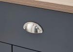 Kendal Slate Blue Oak Sideboard with Storage Drawers