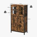 VASAGLE Multipurpose Storage Cabinet with Adjustable Shelves