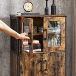 VASAGLE Multipurpose Storage Cabinet with Adjustable Shelves