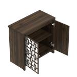 Galano Mollison Modern 2 Door Sideboard - Walnut