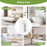 3-Tier Bathroom Storage Unit - White Organizer