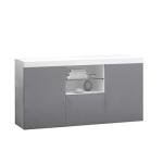 Modern Grey Sideboard with RGB LED Lights