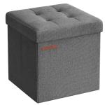 Dark Grey Storage Ottoman and Bench by SONGMICS