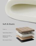 Beige Pouffe Footstool Storage Ottoman with Lid