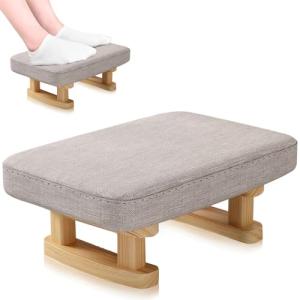 Exquilnova Light Gray Pouffe Foot Stool