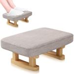 Exquilnova Light Gray Pouffe Foot Stool