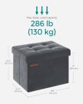 Stylish Storage Ottoman for Living Room or Bedroom