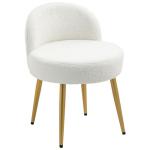 Elegant Gold Leg Makeup Vanity Stool Chair