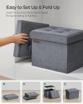 Stylish Storage Ottoman for Living Room or Bedroom
