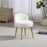 Elegant Gold Leg Makeup Vanity Stool Chair
