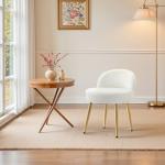 Elegant Gold Leg Makeup Vanity Stool Chair