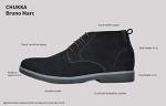 Bruno Marc Men's Suede Desert Chukka Boots