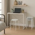 Harbour Housewares White Stackable Metal Stool