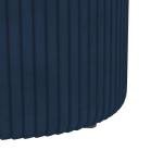 Velvet Round Storage Stool with Hidden Space