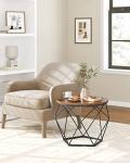 VASAGLE Set of 2 Rustic Coffee Tables