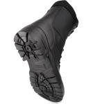 Black Leather Combat Boots - Savage Island, Size 10